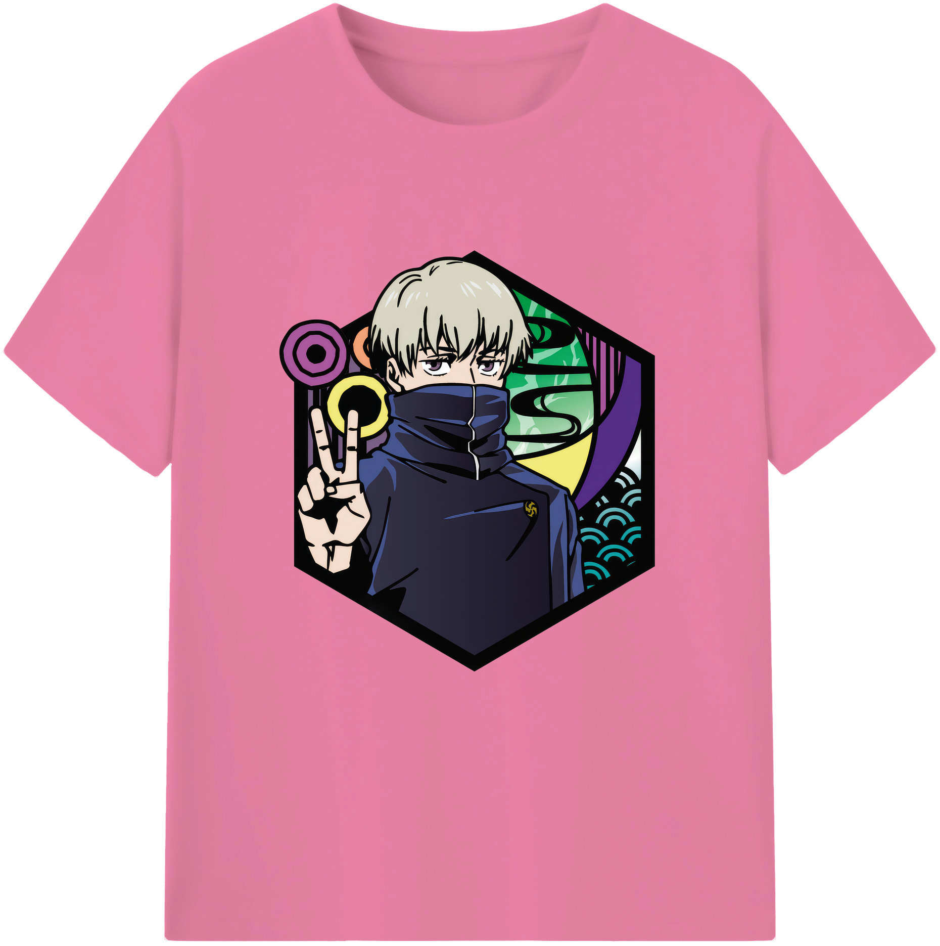 （画像用） 呪術廻戦 Jujutsu Kaisen 綿100％半袖Tシャツ（フロントプリント）